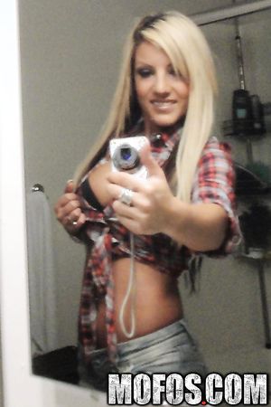 Blonde, Lingerie, POV