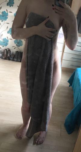 Sexy Dani teasing in and after a long bath