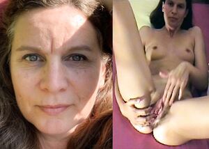 Bettina Riedel from Hannover clothed and unclothed 2