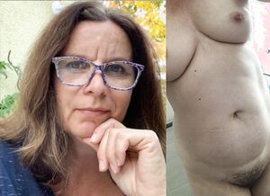Bettina Riedel from Hannover clothed and unclothed 2