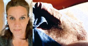 Bettina Riedel from Hannover clothed and unclothed 2