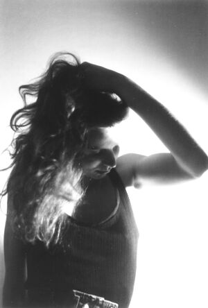 Bettina Riuedel from Hannover black ans white