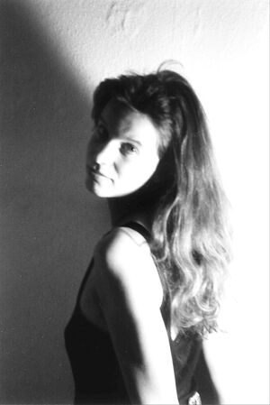 Bettina Riuedel from Hannover black ans white