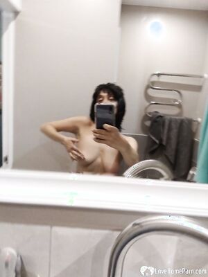 Having some fun in the hotel room