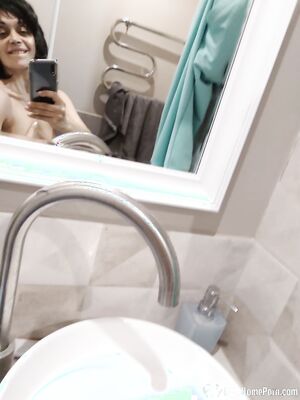 Having some fun in the hotel room