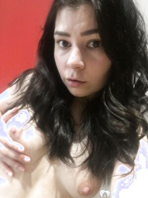 Curvy teen got naked in the office kitchen