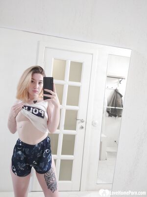 I love to play with my big tits