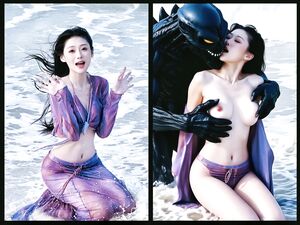Chinese girl [censored] by monster