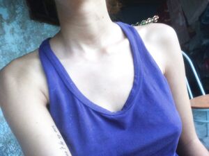 Ana Beatriz touching herself