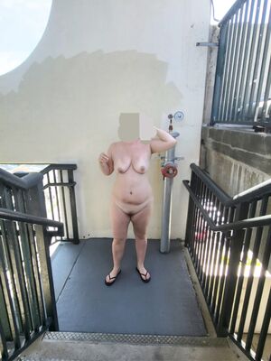 Wife Naked in Public- Public-PublicNudeWife