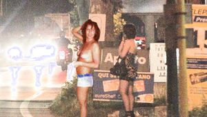 Adriana whore in the street