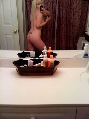 Bathroom Modeling Self Shot