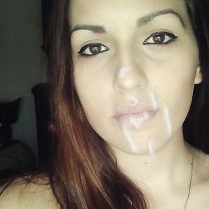 cummed girl
