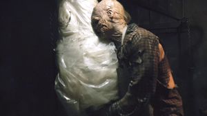 Under the terrifying mask lurks a monster scarier than the mask itself