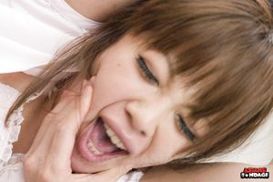 Squirting brunette Ai Yoneyama gets toyed at the store so damn fine