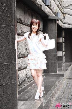 Hina Kawamura is so beautiful in white dress and high heel sandals.