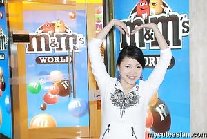 Homemade photos of cute Asian girlfriend posing for the camera