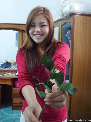 Sexy and Busty Asian teen gets her mounth full of cum here