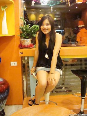 Sexy and Busty Asian teen gets her mounth full of cum here