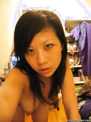 Horny asian amateur babe send us theses self made sexy pics