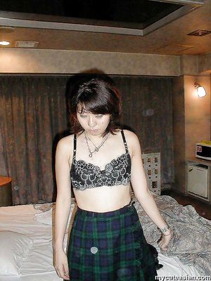 Japanese amateur coed in uniform gets deeply fucked in hotel