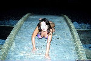 Photos of nmy busty asian wife posing nude outdoor for you