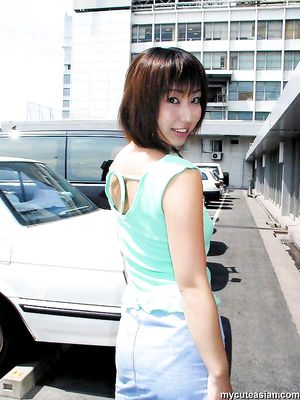 Photos of my sexy japanese girlfriend showing her wet pussy