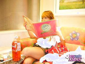 A hard ramming down her wet love canal finishes her day well