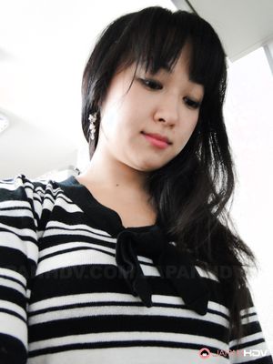 Asian Risa Kurokawa takes panties off before doing her house duties.