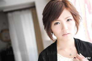 Asian Kaede Oshiro with short hair is a sexy housewife posing so sexy.