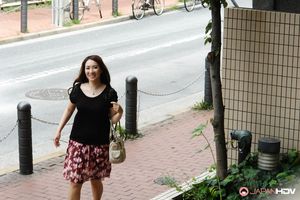 Slutty Akari Niiyama rides cock when the toys are not enough for her.