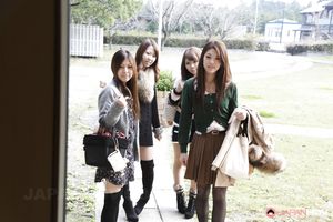 In this people orgy many Asian gals get cum in their slits and mouths.