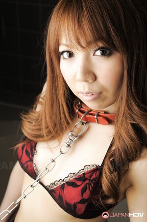 Super cute brunette gal Momoko Aiuchi in sexy lingerie looks so nice