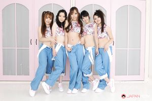 These wonderful Jpop sluts want to show their bushy pussies