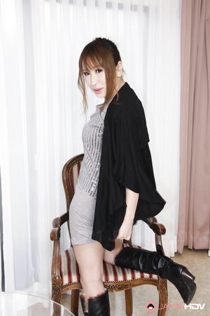 Sweet looking wifey Yuki Maya wants to show her sexy curves