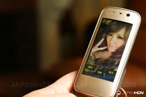 Long haired brunette chick Hikari Tsukino shows her beautiful body