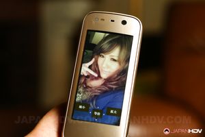 Long haired brunette chick Hikari Tsukino shows her beautiful body