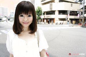 Beautiful cheating wife in white Ayu Kawashima shows her body