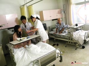 Caged Japanese beauty is ready to suck a huge pecker with pleasure