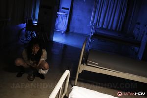 Schoolgirl sucks a huge dick at the black magic ward and she loves it