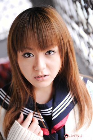 Sweet brunette darling Rui Natsukawa shows off her sexy body with joy