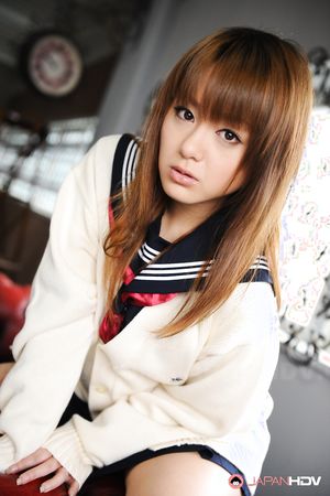 Sweet brunette darling Rui Natsukawa shows off her sexy body with joy