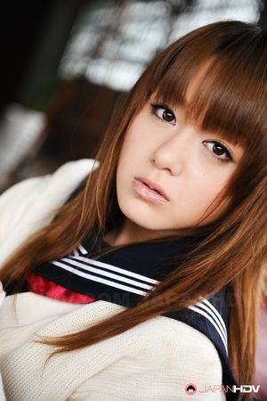 Sweet brunette darling Rui Natsukawa shows off her sexy body with joy