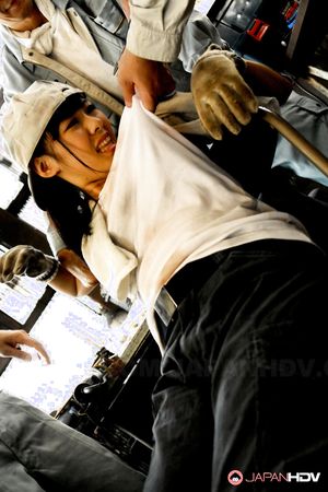 Wonderful factory darling Aoi Nohara gets fucked by her co-worker