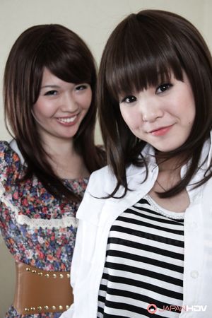 Beautiful bitches Rimu Endo and Ueno Misaki show their fine bodies