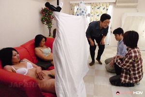 Beautiful brunette teeny sucks a big pecker and gets creamed with joy