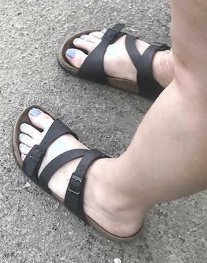 Some more of her feet face pussy ass and tits