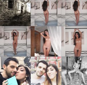 Italian nude model Alessia Pinneri