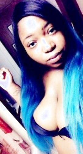 I'm horny! My Facebook profile name is Aliyah Holmes in my profile picture I have orange hair. A Hooters shirt and orange short shorts. Let's get some dicks in my Facebook messages