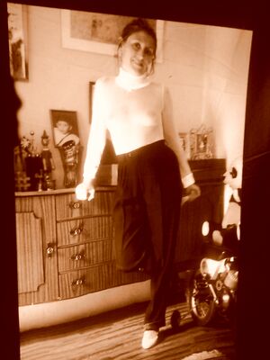 Rosa Vintage Polaroid B/N